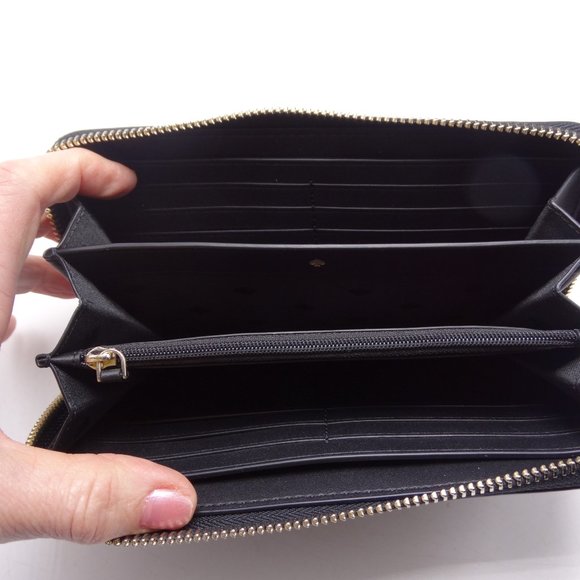 Kate Spade Brynn Saffiano PVC Tote and Large Continental Wallet New - Picture 7 of 9